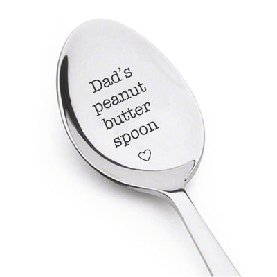 My Peanut Butter Spoon Stainless Steel Spoon For Restaurant Best Peanut  Butter Spoon Dessert Spoon Gift For Mom Dad Birthday Christmas Gift For  Restaurants/cafe - Temu