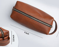 Leather Dopp Kit - Toiletry Kit - Boston Creative Company