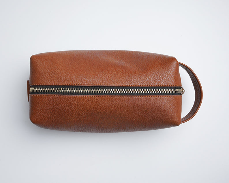 Leather Dopp Kit - Toiletry Kit - Boston Creative Company