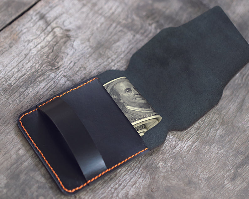 Minimalist Leather Wallet- Boston Creative Company