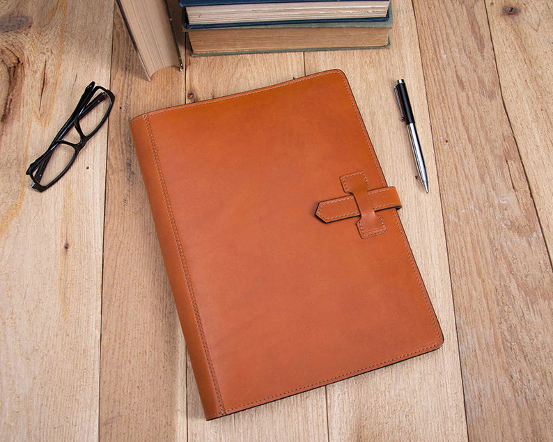 Leather Padfolio - Business Resume Folder - Boston Creative Company