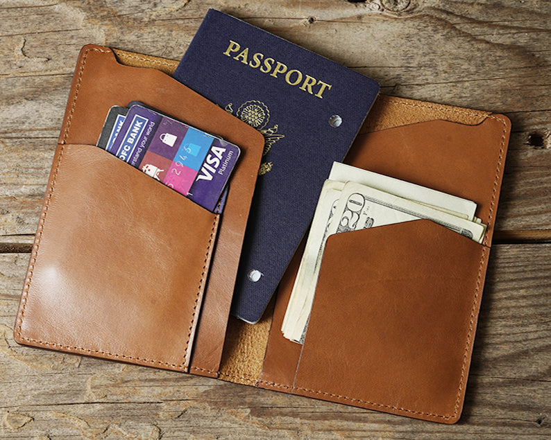 Leather Passport Holder - Boston Creative Company