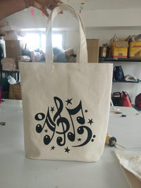 Custom Logo Tote Bags-Qty-110- Size :18 inches x 16 inches - BOSTON CREATIVE COMPANY