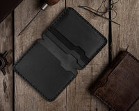 slim card holder wallet - minimalist card holder for men - Boston Creative Company