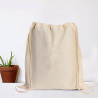 Cotton Drawstring backpacks Are Perfect For Quick Trip and Practical Use - BOSTON CREATIVE COMPANY