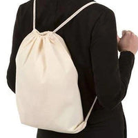 Cotton Drawstring backpacks Are Perfect For Quick Trip and Practical Use - BOSTON CREATIVE COMPANY