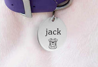 Personalized Dog Name Tag for Collar | Christmas Gift for Pet Lovers - BOSTON CREATIVE COMPANY