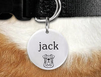 Personalized Dog Name Tag for Collar | Christmas Gift for Pet Lovers - BOSTON CREATIVE COMPANY