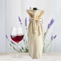 Party Wine Cotton Gift Bag with Drawstring - BOSTON CREATIVE COMPANY