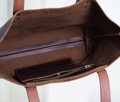 Premium Original Leather Tote Bag $39.99