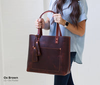 Premium Original Leather Tote Bag $39.99