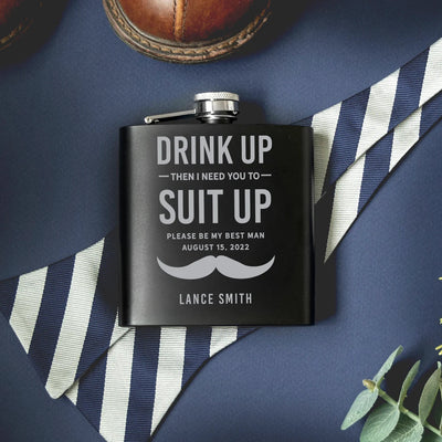 flask for groomsmen - Boston Creative Company