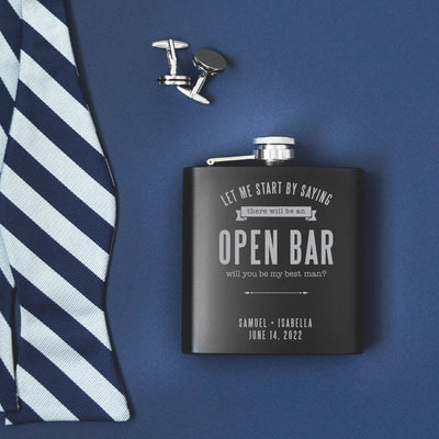 flask for groomsmen - Boston Creative Company