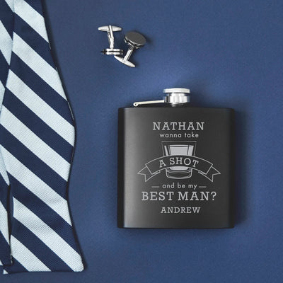 Custom Groomsmen Flask