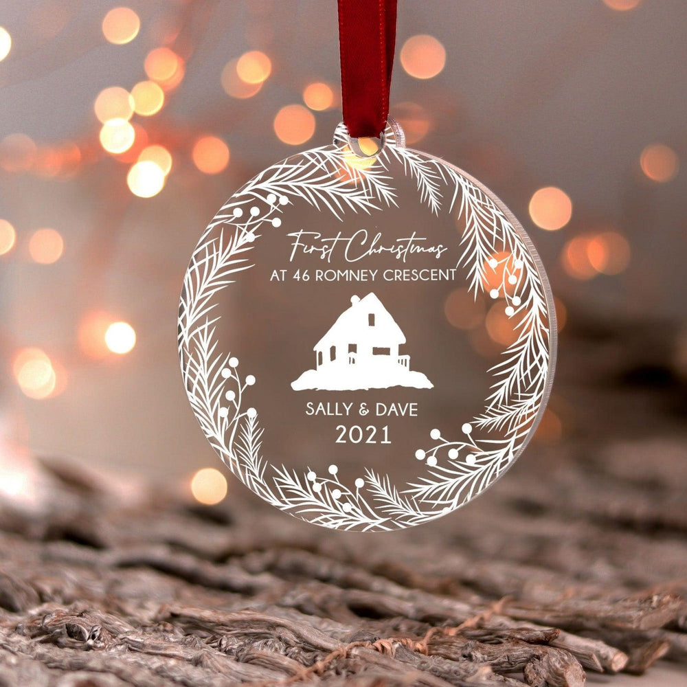 Our First Home Christmas Ornament Couple Gifts 2021