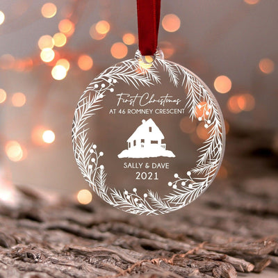 Our First Home Christmas Ornament Couple Gifts 2021 - BOSTON CREATIVE COMPANY