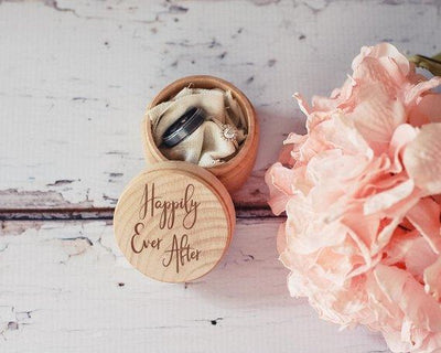 Happily Ever After Wedding Ceremony Ring Box - BOSTON CREATIVE COMPANY