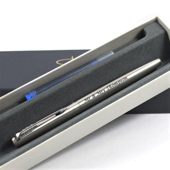 Parker Jotter Stainless Steel FOUNTAIN PEN - BOSTON CREATIVE COMPANY