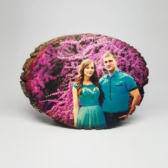 Wedding Gift for Couple Picture Frame Wood Photo - BOSTON CREATIVE COMPANY