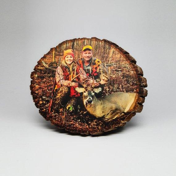 Your Hunting Picture on Wood Custom Wood Photo Transfer Outdoor Pictures, Hunting Gifts, Deer Pictures, Cabin Decor, Rustic - BOSTON CREATIVE COMPANY