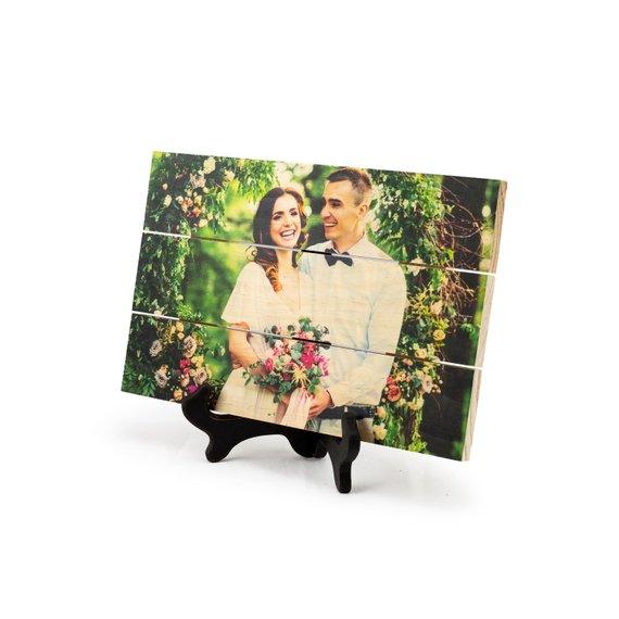 Pallet Sign Pallet Art Photo Print on Wood Gifts for Bride - BOSTON CREATIVE COMPANY