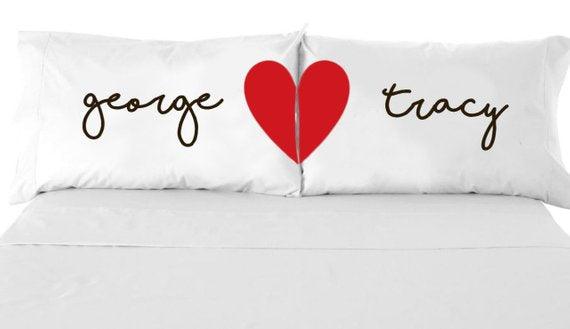 Personalized Pillow Case, better together Pillow Case,Personalized Name Pillowcase, Custom Wedding Gift, Custom Pillowcases, Couples Pillows - BOSTON CREATIVE COMPANY