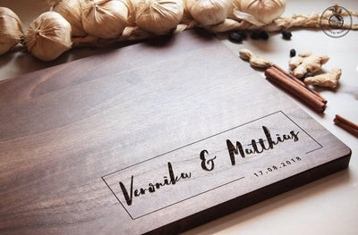 Personalized Cutting Board, Custom Cutting Board, Personalized Wedding Gift, Engraved Board, Housewarming Gift, Anniversary Gift, Engagement - BOSTON CREATIVE COMPANY