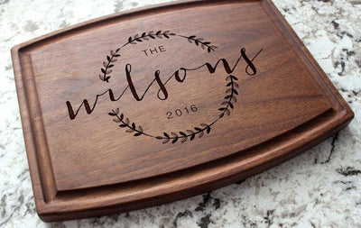 First Anniversary Personalised Cutting Board Gift - BOSTON CREATIVE COMPANY