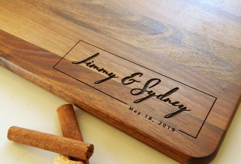 Personalized Cutting Board - Engraved Cutting Board, Custom Cutting Board,  Wedding Gift, Housewarming Gift, Anniversary Gift, Mothers Day