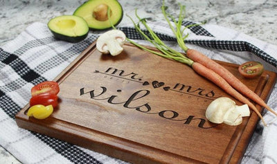 Custom Wedding Cutting Board