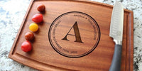 Engraved Cutting board gift 