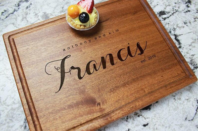 Housewarming Gift Ideas | Customized Cutting Board Gift - BOSTON CREATIVE COMPANY