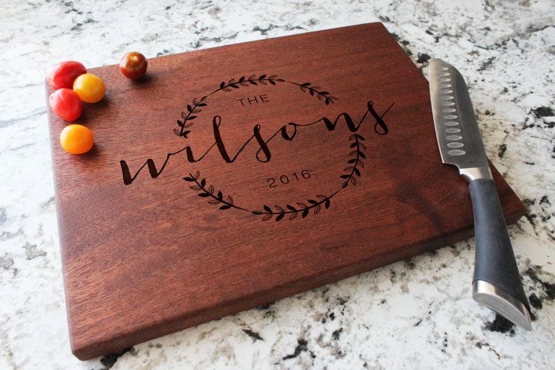 Custom Wedding Cutting Board