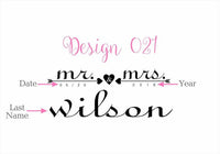 Mr and Mrs Gift | Personalized Cutting Board for Wedding Gift for the Couple - BOSTON CREATIVE COMPANY