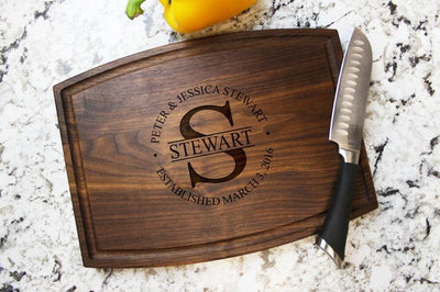 Chopping board engraved