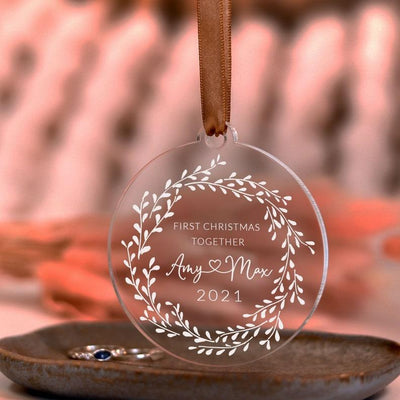 Couples Christmas Ornament Gift