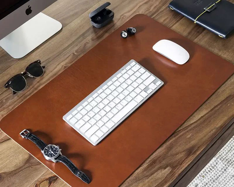 Leather Desk Pad - Leather Desk Mat -  Boston Creative Company