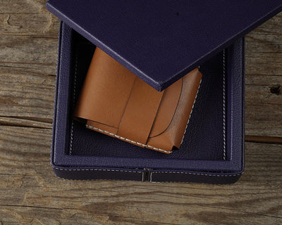 Front Pocket Minimalist Leather Wallet - Boston Creative Company