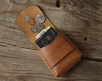 Front Pocket Minimalist Leather Wallet - Boston Creative Company