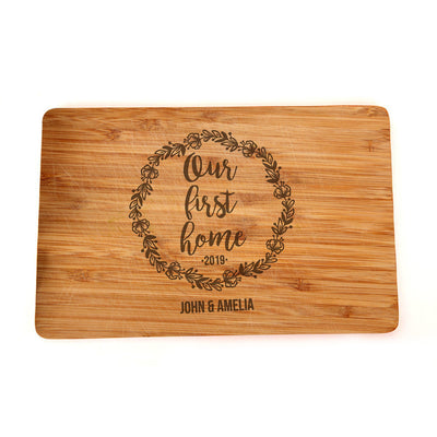 Personalized, Housewarming Gift, Wedding Gift, Personalized Cutting Board, Engraved Board - BOSTON CREATIVE COMPANY