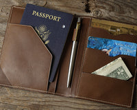 Leather Passport Holder - Boston Creative Company