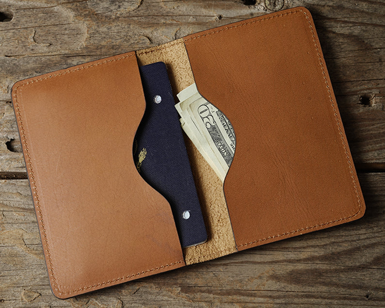 Leather Passport Holder - Boston Creative Company